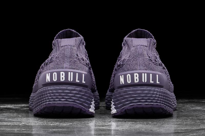 Men's Nobull Nightshade Knit Running Shoes Purple | SG T2021C